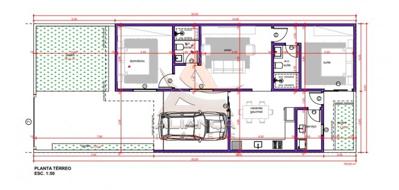 Aliança Imóveis - Imobiliária em Ribeirão Preto - SP - Casa - Parque das Oliveiras - Ribeirão Preto