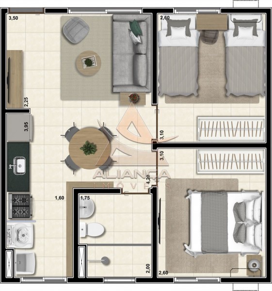 Aliança Imóveis - Imobiliária em Ribeirão Preto - SP - Apartamento - Via Norte - Ribeirão Preto