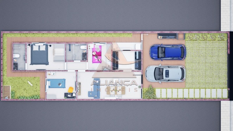 Aliança Imóveis - Imobiliária em Ribeirão Preto - SP - Casa - Recreio Anhanguera - Ribeirão Preto