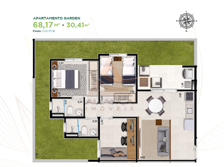 Aliança Imóveis - Imobiliária em Ribeirão Preto - SP - Apartamento - Vivendas da Mata - Ribeirão Preto