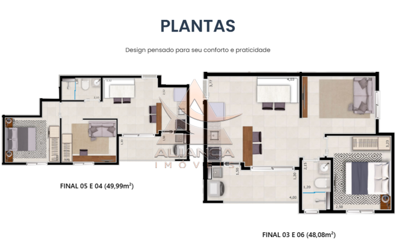 Aliança Imóveis - Imobiliária em Ribeirão Preto - SP - Apartamento - Parque dos Lagos - Ribeirão Preto