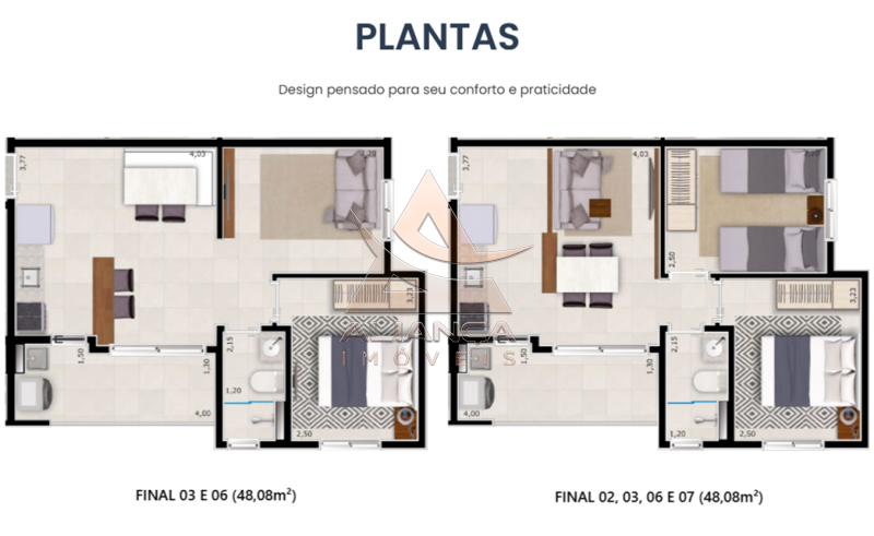 Aliança Imóveis - Imobiliária em Ribeirão Preto - SP - Apartamento - Parque dos Lagos - Ribeirão Preto