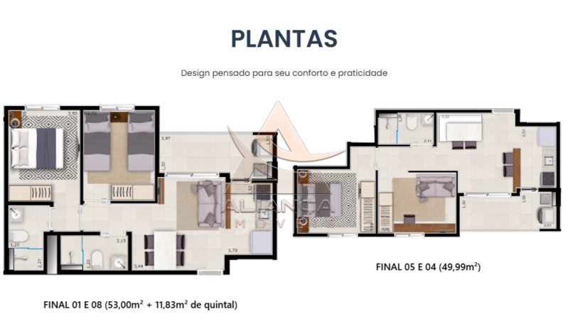 Aliança Imóveis - Imobiliária em Ribeirão Preto - SP - Apartamento - Parque dos Lagos - Ribeirão Preto