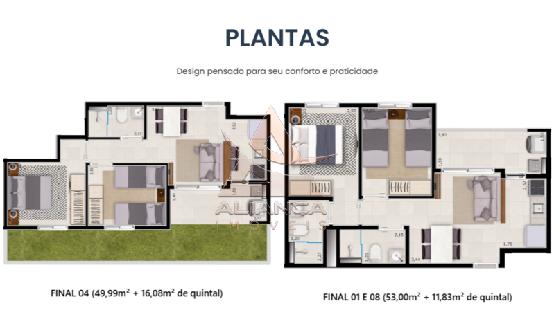 Aliança Imóveis - Imobiliária em Ribeirão Preto - SP - Apartamento - Parque dos Lagos - Ribeirão Preto