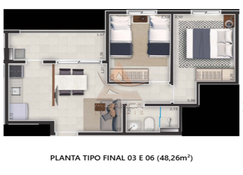 Aliança Imóveis - Imobiliária em Ribeirão Preto - SP - Apartamento - Vila Virgínia - Ribeirão Preto