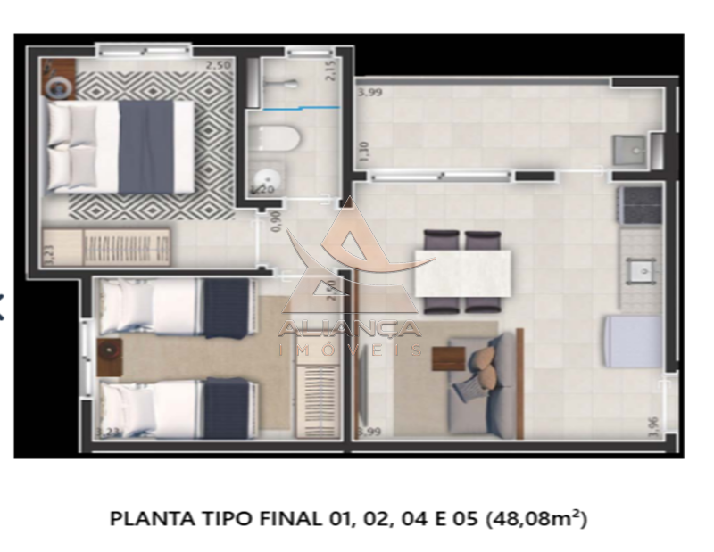 Aliança Imóveis - Imobiliária em Ribeirão Preto - SP - Apartamento - Vila Virgínia - Ribeirão Preto
