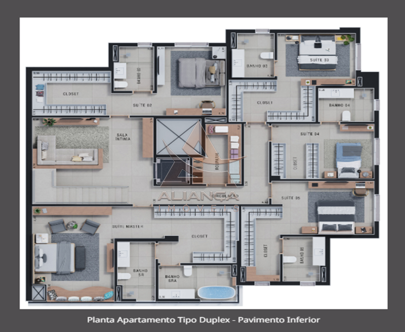 Aliança Imóveis - Imobiliária em Ribeirão Preto - SP - Apartamento - Ilhas do Sul - Ribeirão Preto