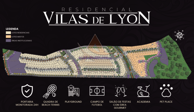 Aliança Imóveis - Imobiliária em Ribeirão Preto - SP - Terreno Condomínio - Jardim Valencia - Ribeirão Preto