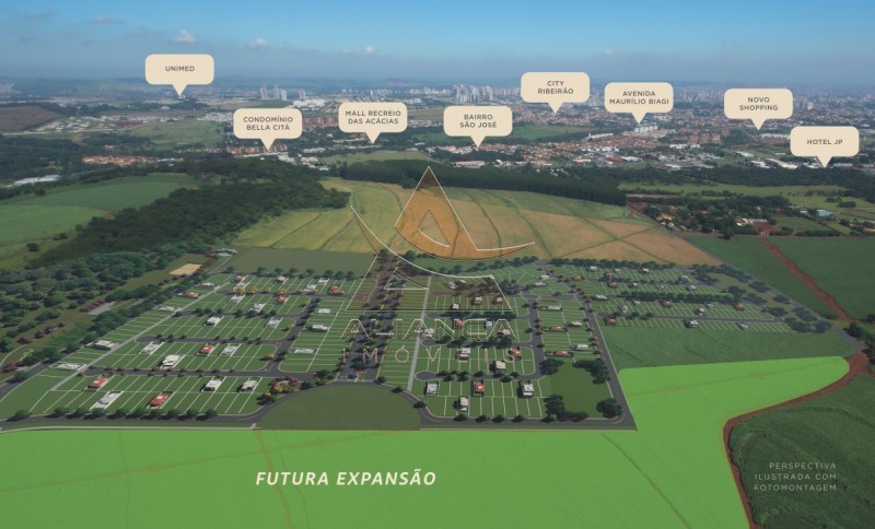 Aliança Imóveis - Imobiliária em Ribeirão Preto - SP - Terreno - Bonfim Paulista - Ribeirão Preto