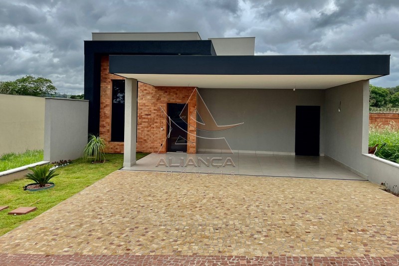 Aliança Imóveis - Imobiliária em Ribeirão Preto - SP - Casa Condomínio - Reserva San Tiago - Ribeirão Preto